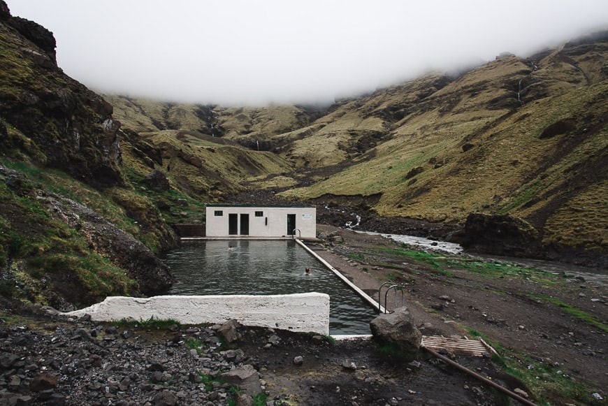Hikes in Iceland - Seljavallalaug Hot Spring