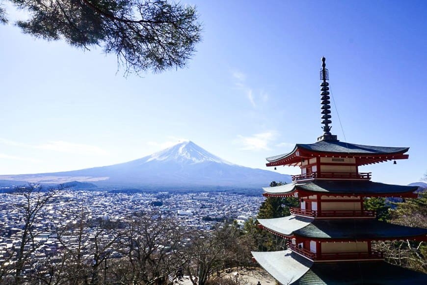 Day Trips from Tokyo - Chureito Pagoda