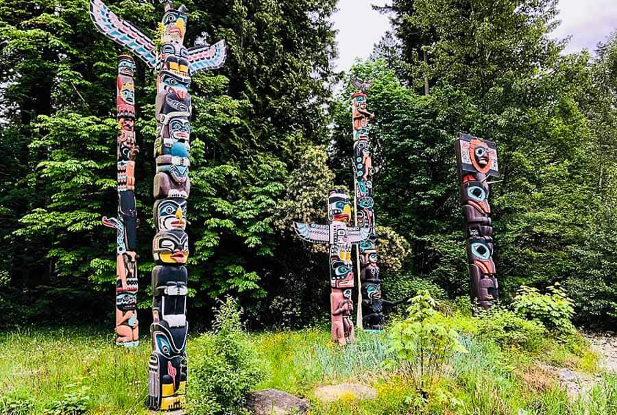 4 Days in Vancouver - Stanley Park Totem Poles