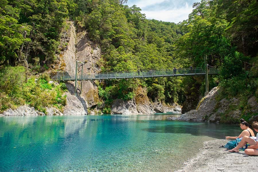Blue Pools - Best Hikes South Island New Zealand