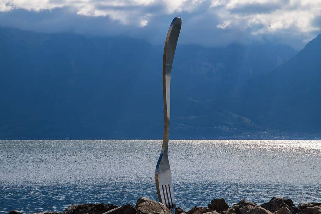 Vevey: Fork in Lake