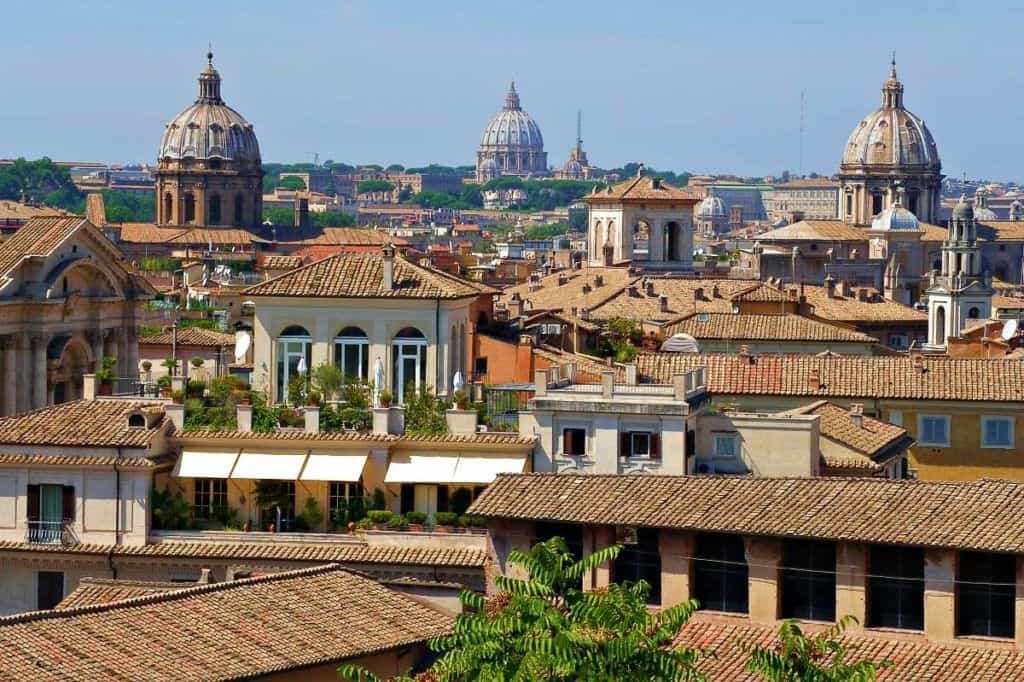 Rome Italy - Rooftops in Rome 