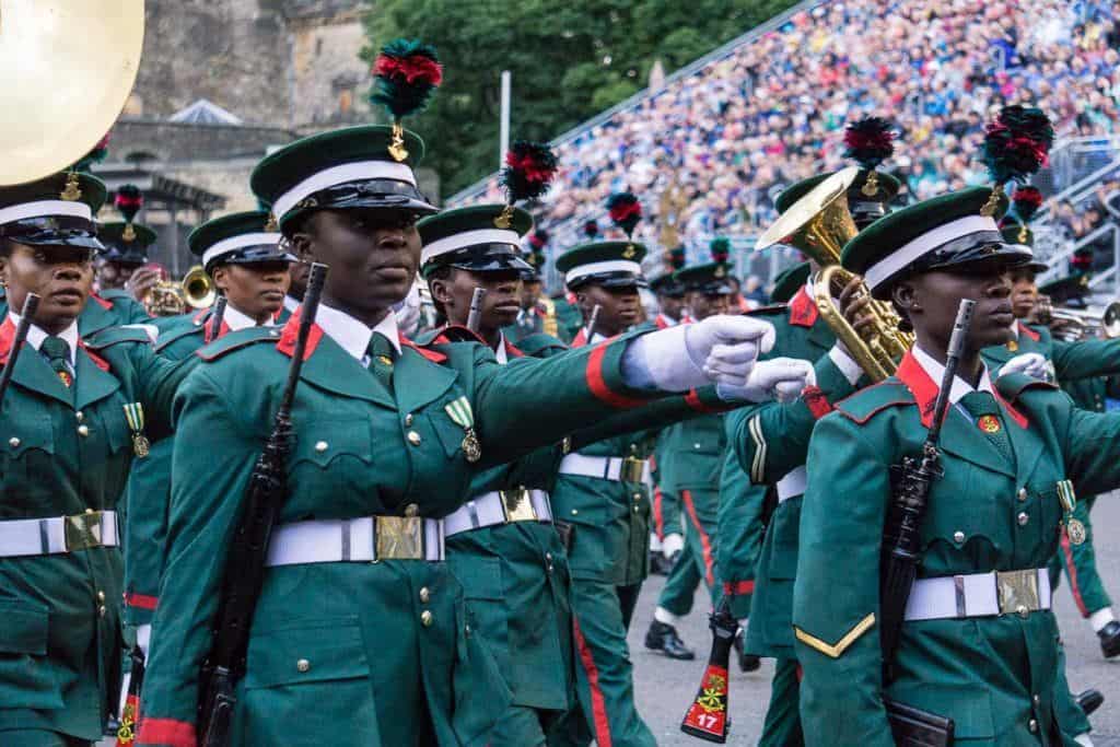 Edinburgh Military Tattoo - Military Band Marching