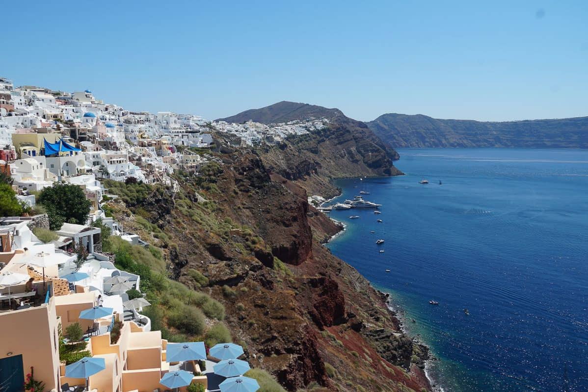 Europe in Spring - Santorini - View from the caldera