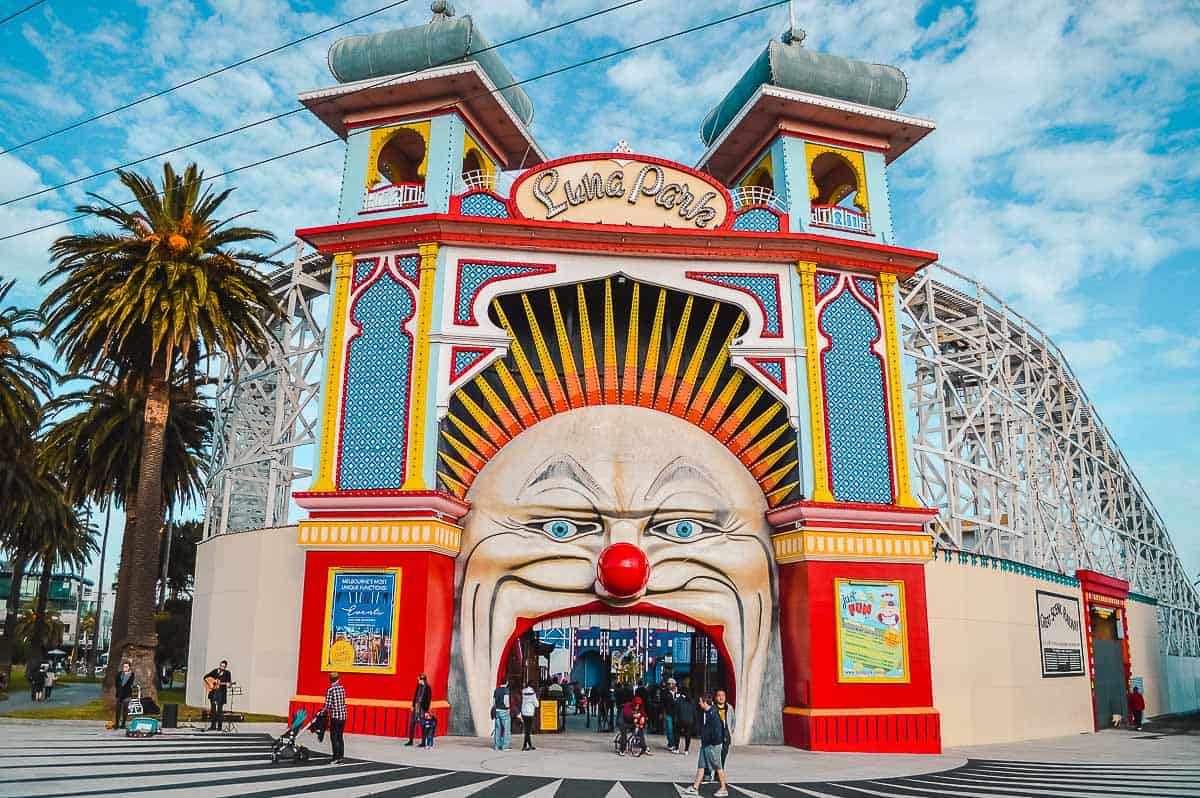 Solo Travel Melbourne-Luna Park