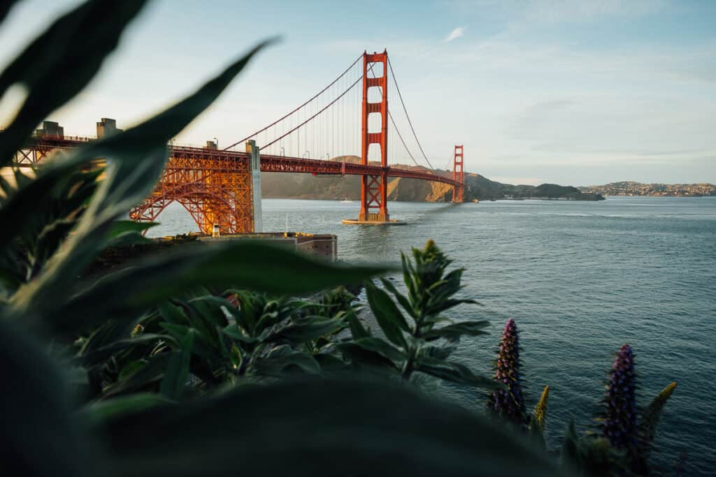 Romantic Places in the USA - Golden Gate Bridge