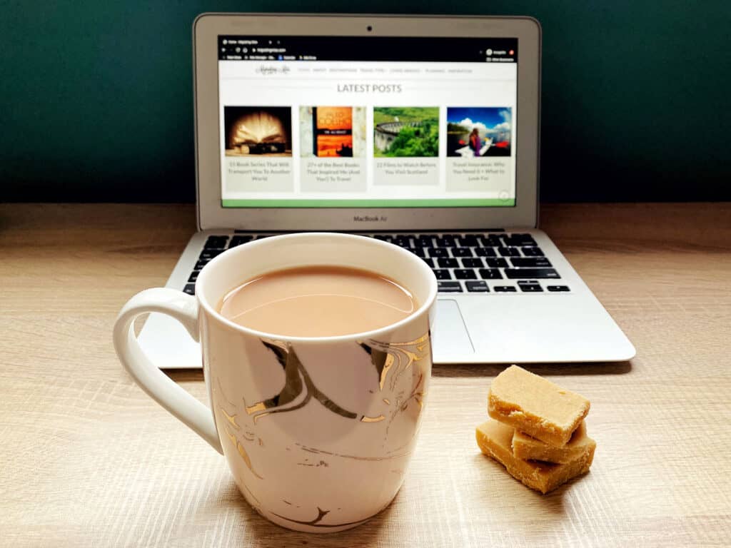 Laptop with cup of tea and tablet - Starting a Business in 2020 - 