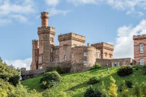 Inverness Castle on a hill - Inverness with Kids