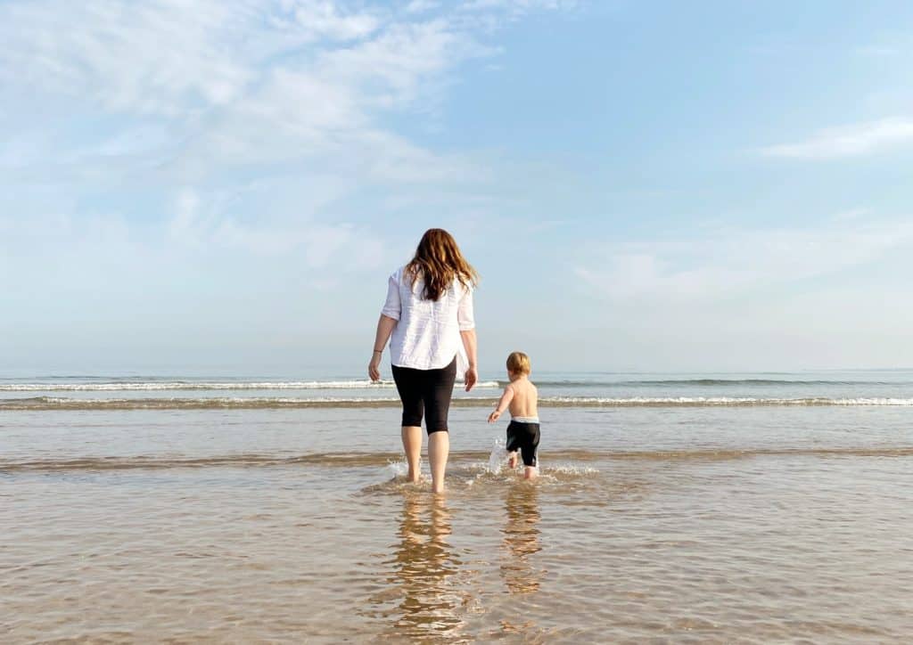 Mum and Baby in the Sea