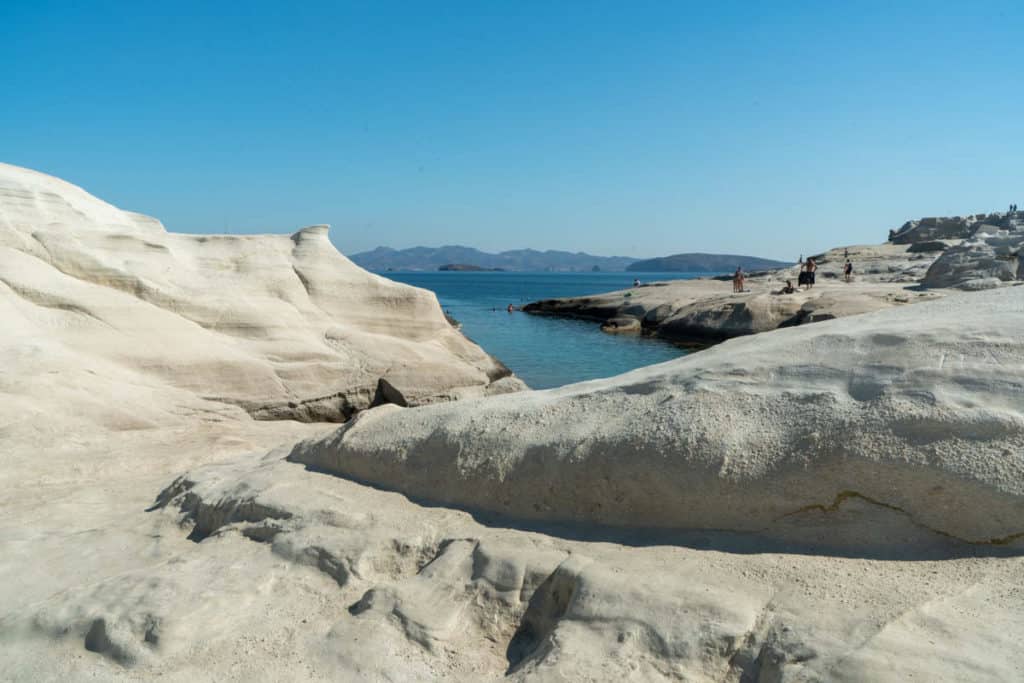 Best Greek Islands for Families - Rock formations in Milos