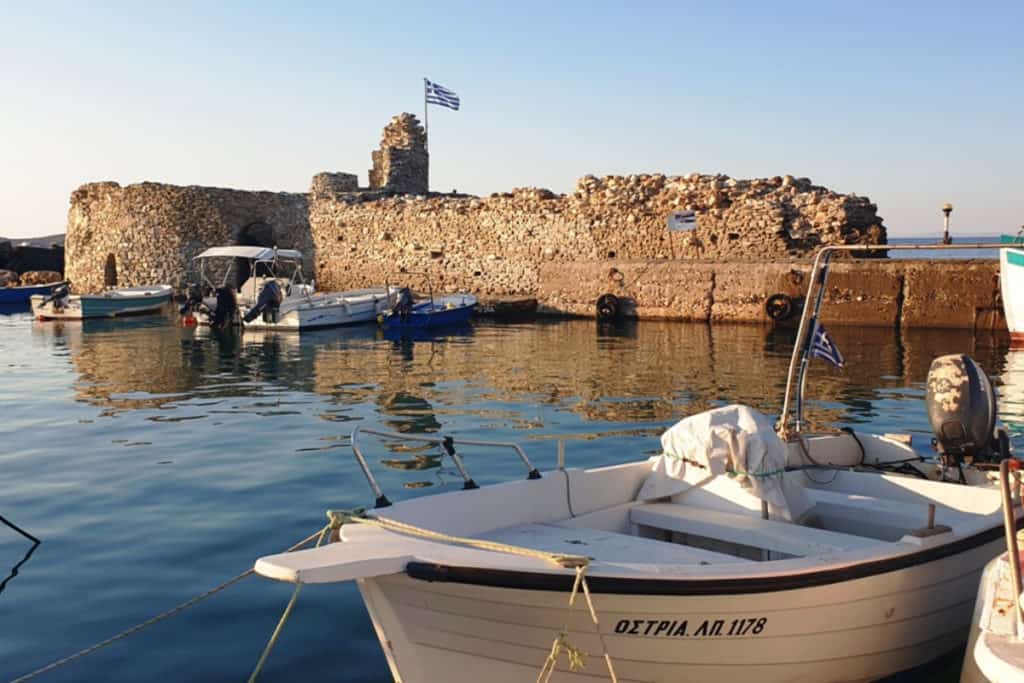 Best Greek Islands for Families - Harbour in Paros