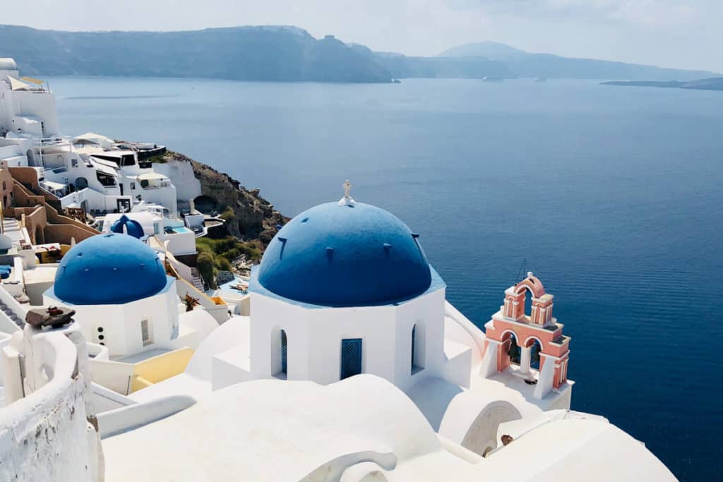 Best Greek Islands for Families - Views from Caldera at Santorini