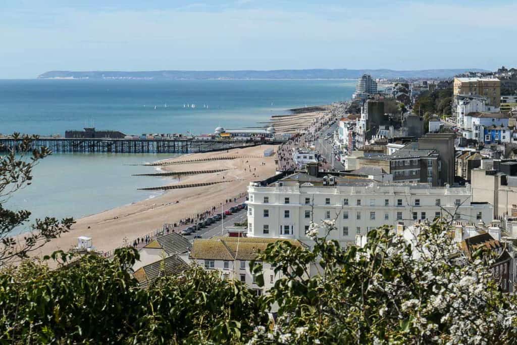 View of Hastings Old Town