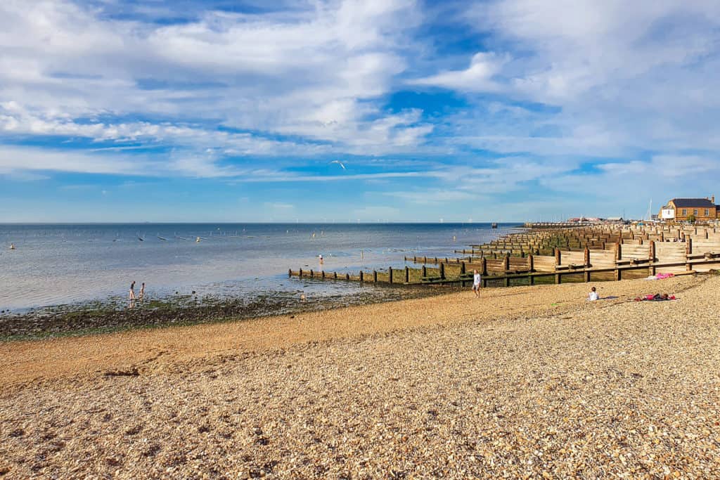 Whitstable Beach in South England