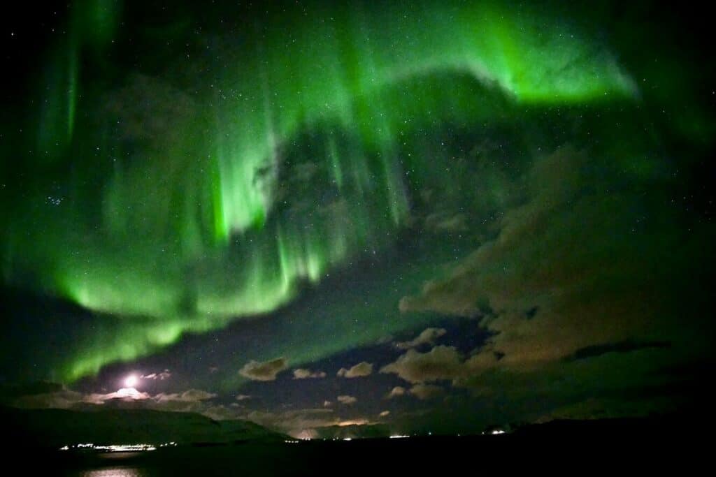 The Northern Lights in Europe - Akureyri