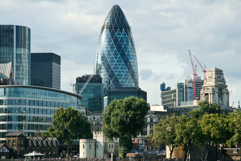 The Gherkin - London Landmarks