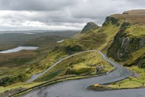 Driving in Skye - The Quiraing Isle of Skye