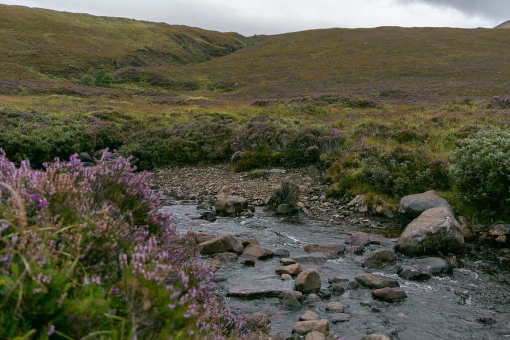 Camping on Skye - Fairy Pools