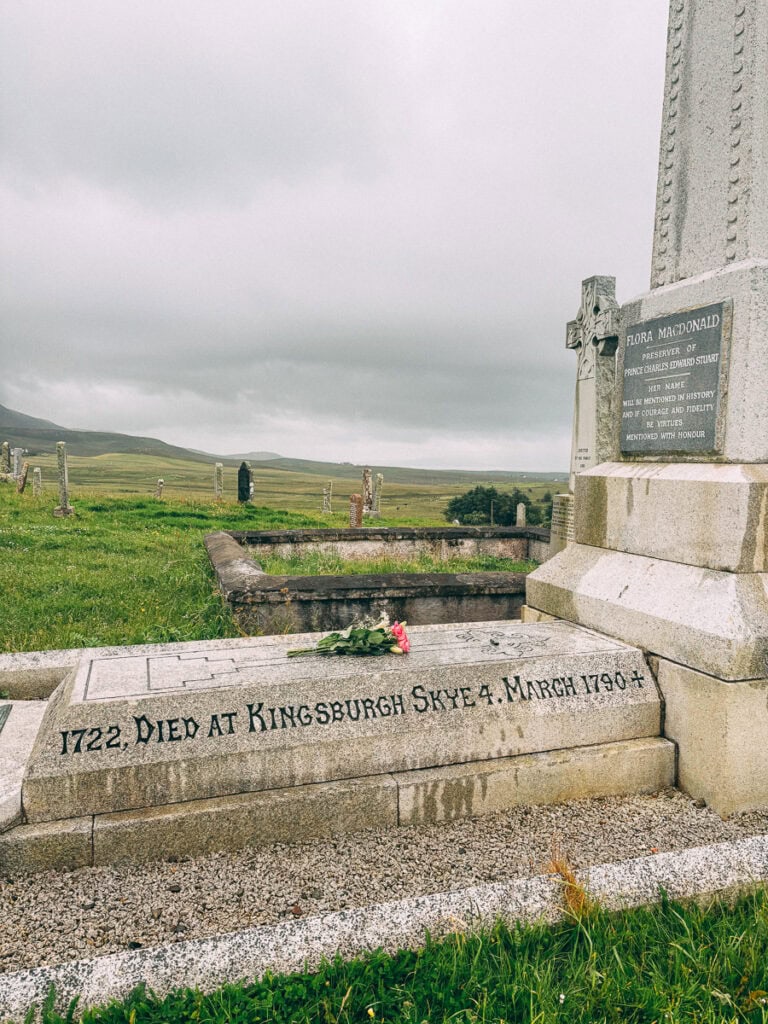 Tracing Family History Isle of Skye - Flora MacDonald Grave